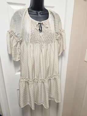 🍉Bellambra Beige Silk Blend Dress - Made in Italy